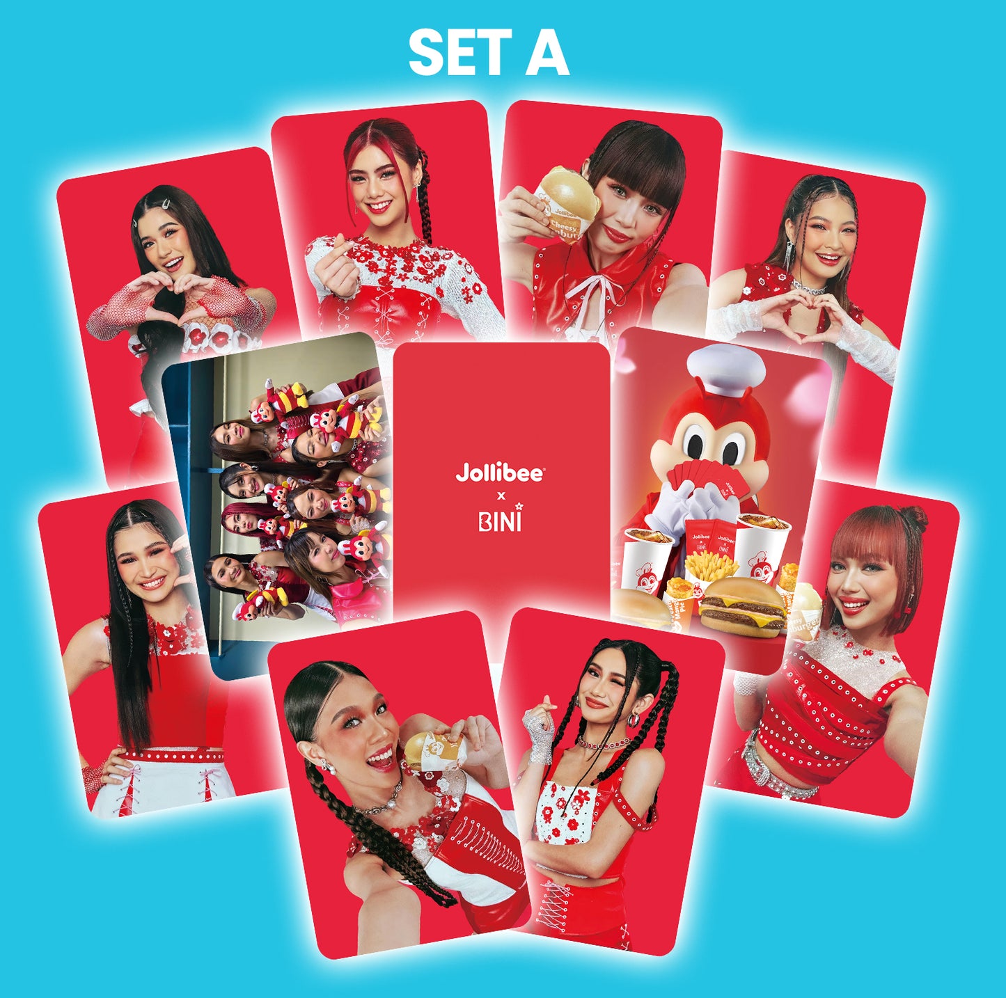 JOLLIBEE X BINI FANMADE PHOTOCARDS