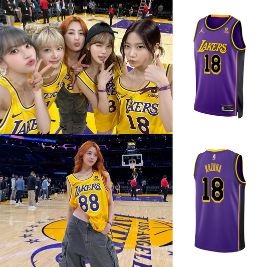 Le Sserafim Lakers Jersey - Purple