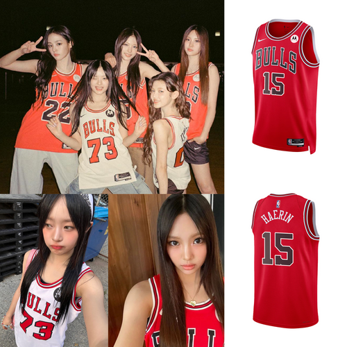 NewJeans Bulls Jersey - Red