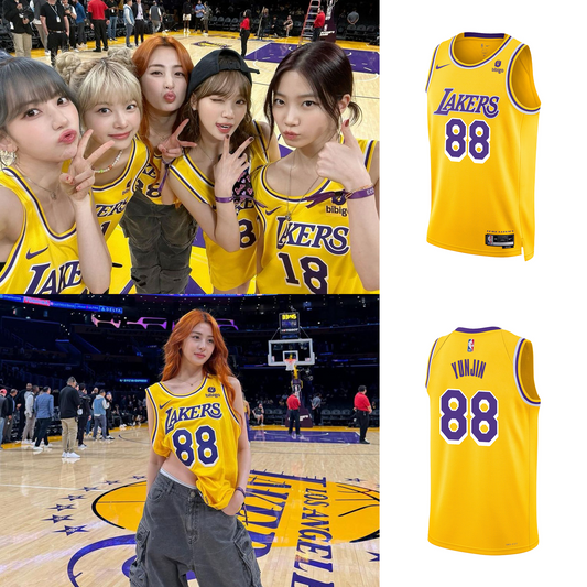 Le Sserafim Lakers Jersey - Gold